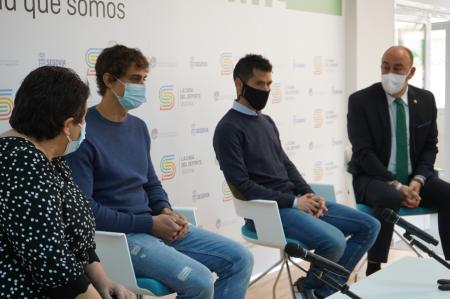 Imagen La Diputación y el Ayuntamiento de Segovia se dan la mano para apoyar a los olímpicos segovianos David Llorente y Javier Guerra