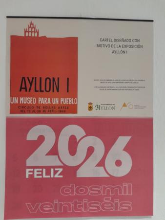 Imagen CALENDARIO 2026, CARTEL DISEÑADO CON MOTIVO DE LA EXPOSICIÓN AYLLON I