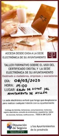 Imagen ACCEDA DESDE CASA A LA SEDE ELECTRÓNICA DEL AYUNTAMIENTO