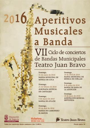 Imagen La Banda de Ayllón en el Teatro Juan Bravo de Segovia
