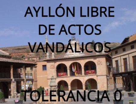 Imagen Ayllón denuncia varios actos vandálicos en los últimos días