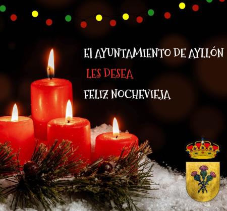 Imagen El Ayuntamiento de Ayllón les desea Feliz Nochevieja