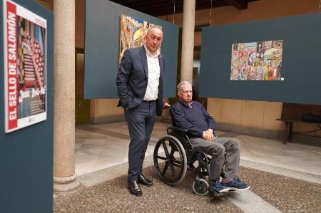 Imagen El realismo mágico y la onírica de los dibujos de José Dal-Ré decoran hasta el próximo 5 de mayo el patio de Columnas de la Diputación
