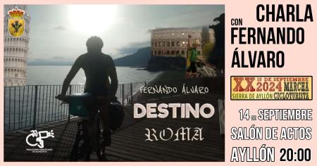 Imagen CHARLA 'DESTINO ROMA' CON FERNANDO ÁLVARO