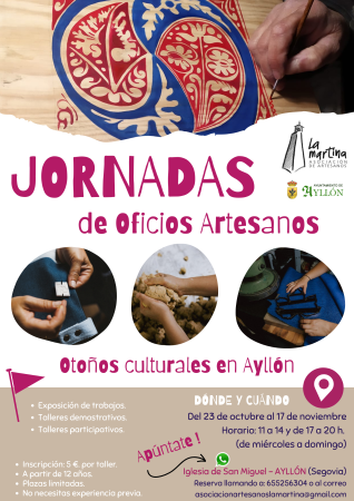 Imagen JORNADAS DE OFICIOS ARTESANOS